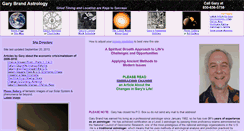 Desktop Screenshot of garybrandastrology.com